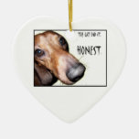 The Cat Did It Dachshund Doxie Christmas Ornaments