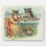 "The Cat Family" Vintage Mousepad