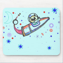 The Cat Flew to the Moon ! mousepads by 3DMOONMAN The Cat Flew to the Moon ! mousepads