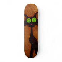 The cat of Halloween - Custom Skateboard