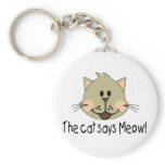The Cat Says Meow Key Chain
