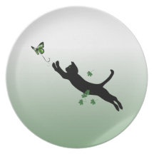 The Cat & The Butterfly Plate
