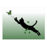 The Cat & The Butterfly Post Card
