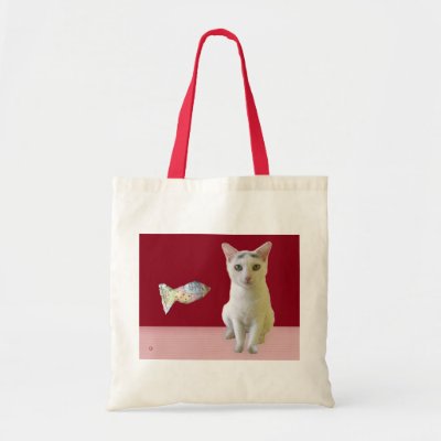 The Cat Toy's Revenge Canvas Bag by Cat_Lover_Boutique. Despite their reputation for being in charge, sometimes even cats can't completely control their 