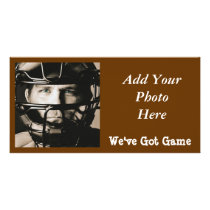 The Catcher Custom Photo Card