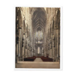 The cathedral interior, Cologne, the Rhine, German Postcards