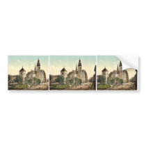 The cathedral, Kaschau, Hungary, Austro-Hungary ra Bumper Sticker