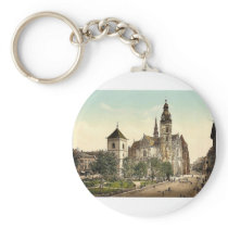 The cathedral, Kaschau, Hungary, Austro-Hungary ra Keychains