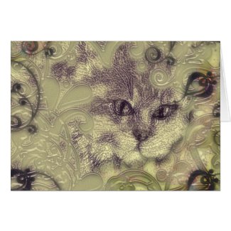 the cats meow card