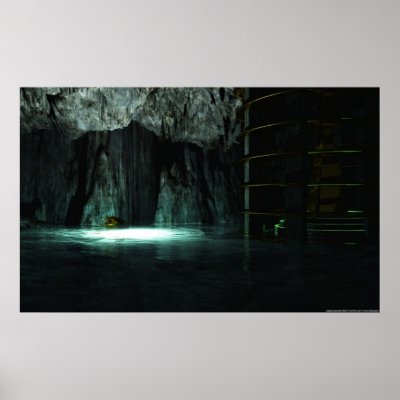 the cave print by digitalgreenlife