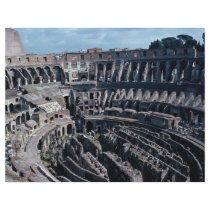 The cavernous interior of the ancient Roman Coloss Personalized Flyer