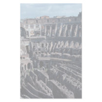 The cavernous interior of the ancient Roman Coloss Stationery Paper