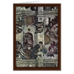 The Ceiling Fresco In The Sistine Chapel Genesis M Card