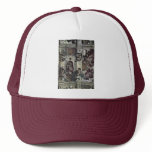 The Ceiling Fresco In The Sistine Chapel Genesis M Trucker Hats