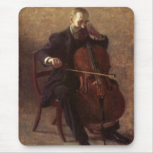 The Cello Player Mouse Pads