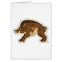 The Celtic Boar Card