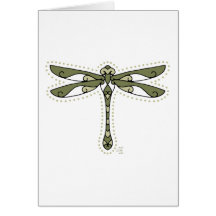 The Celtic Dragonfly Greeting Cards