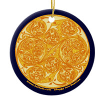 The Celtic Spiral Art Mandala Ornament ornaments