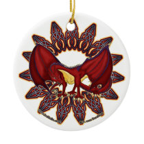 The Celtic Welsh Dragon ornaments 2 ornaments