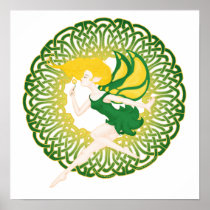 The Celtic Wish Fairy Posters posters