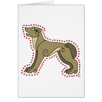 The Celtic Wolf Card