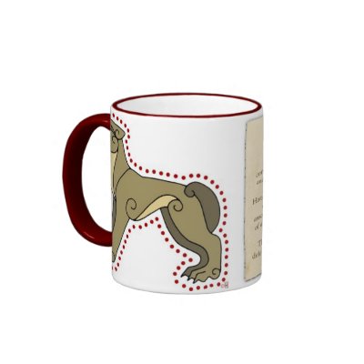 The Celtic Wolf Coffee Mugs by GrayWolf