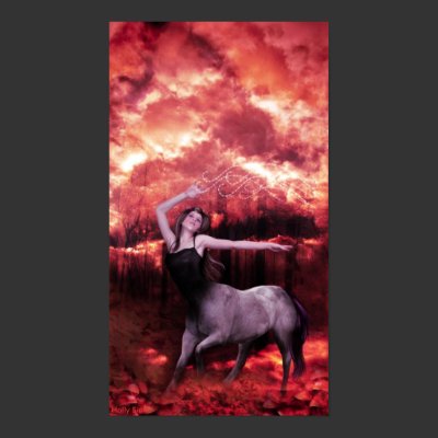 The Centaur Print by HAJenkins
