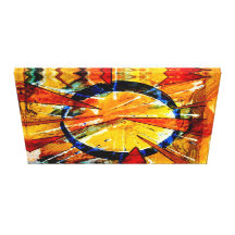 the center of the flash stretched canvas prints