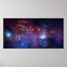 The central region of the Milky Way galaxy Poster
