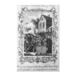 The Ceremony of Laying Gallery Wrap Canvas