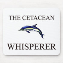 The Cetacean Whisperer mousepads by AnimalShirts The Cetacean Whisperer mousepads