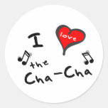the Cha-Cha Gifts - I Heart the Cha-Cha Sticker