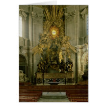 The chair of St. Peter, 1665 Cards