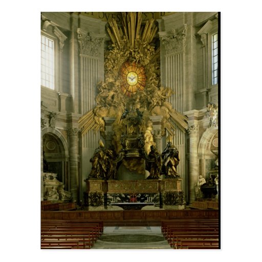 The chair of St. Peter, 1665 Post Card
