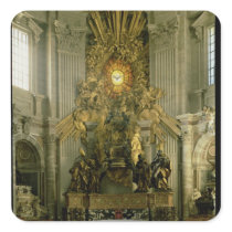 The chair of St. Peter, 1665 Square Stickers