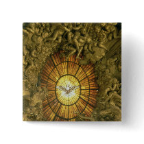The chair of St.Peter Pinback Buttons