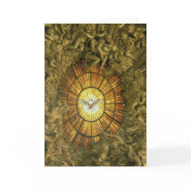 The chair of St.Peter Greeting Cards