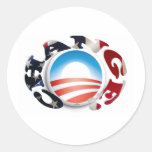 The Change We Need Round Stickers