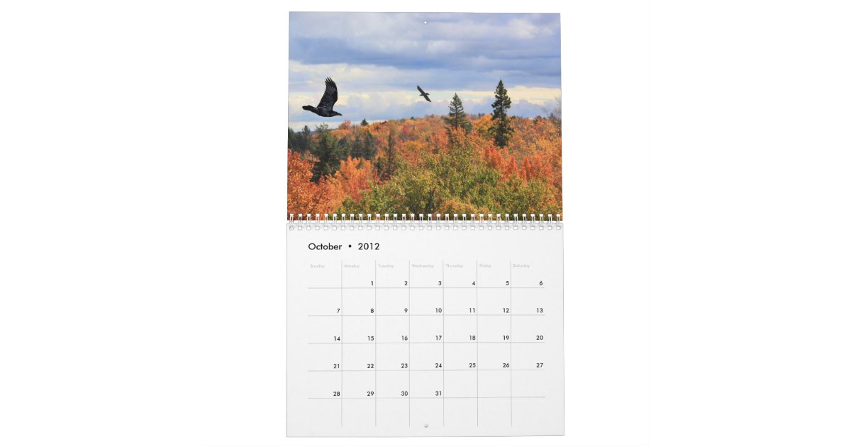 The Changing Seasons of Michigan's Upper Peninsula Calendar Zazzle