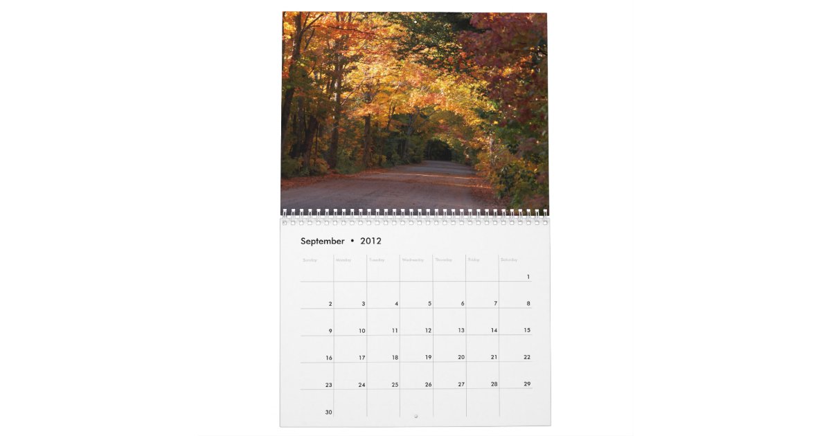 The Changing Seasons of Michigan's Upper Peninsula Calendar Zazzle