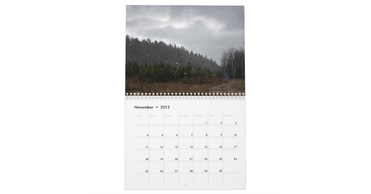 The Changing Seasons of Michigan's Upper Peninsula Calendar Zazzle