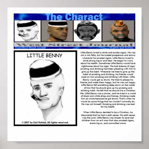 The Charact_Little Benny print