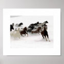 The charge of the horses. posters