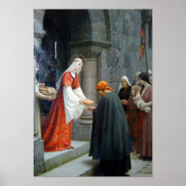 The Charity Of St. Elizabeth Of Hungary Print