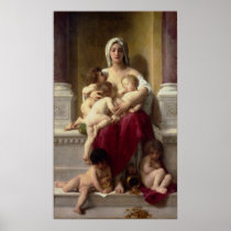 The Charity Poster by the Master Bouguereau