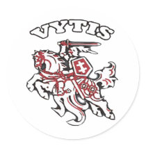 The Chaser (Vytis) stickers by lithuaniantees The Chaser (Vytis) stickers