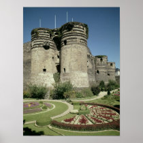The Chateau d'Angers, completed 1238 Posters