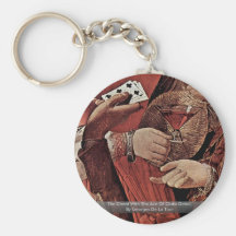 The Cheat With The Ace Of Clubs Detail Key Chain