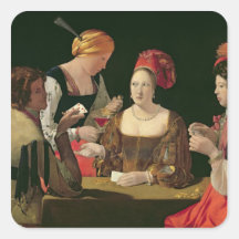The Cheat with the Ace of Diamonds Stickers