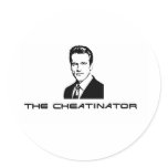 The Cheatinator stickers